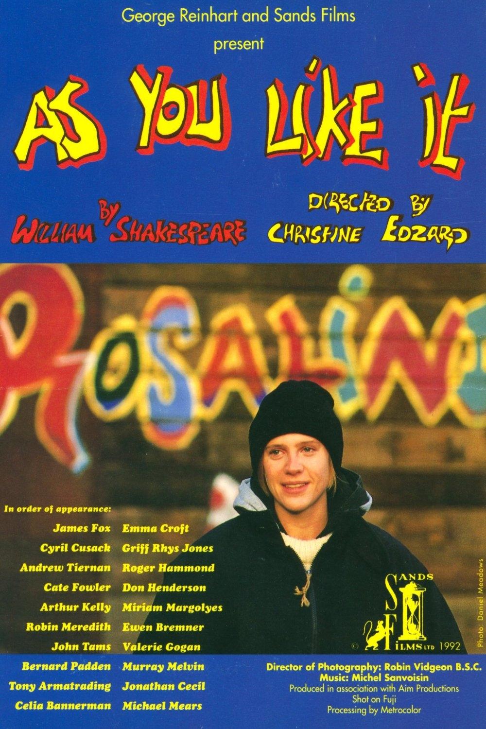 Постер As You Like It